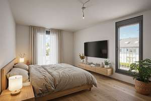 Charmante Dachgeschosswohnung – Ihr Traumzuhause wartet auf Sie! – Die vollständige Adresse der Immobilie erhältst du vom Anbieter., 81825 Waldtrudering, München – Vorschaubild 2