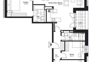 ** Helle 4 Zimmer im Dachgeschoss * offene Küche mit EBK * 2 Bäder * Loggia ** – Beckerstraße 3, 4179 Neulindenau, Leipzig – Vorschaubild 16