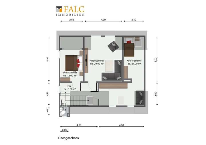 Grundriss Dachgeschoss