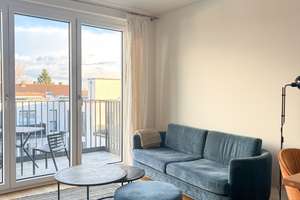 Moderne, möblierte 2-Zimmer-Wohnung mit Balkon im schönen Barmbek – frei ab sofort! – Vogelweide 37a, 22081 Barmbek-Süd, Hamburg – Vorschaubild 2