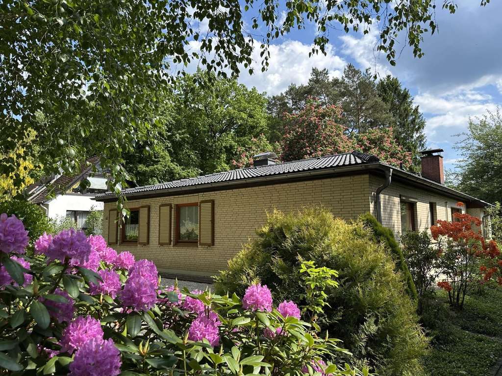  Grün und zentral? Das geht! Bungalow in Bestlage am Stadtpark in Buchholz 