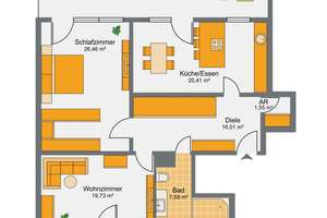 Besondere Gelegenheit – Penthouse Kernsaniert mit Domblick & zwei Terrassen – 93051 Großprüfening-Dechbetten-Königswiesen, Regensburg – Vorschaubild 19