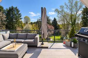 Raum & Design: 4,5 Zi-Penthouse-Maisonette. Kamin. Dachterrasse. Loggia. 3 Bäder. Garage. – 40489 Angermund, Düsseldorf – Vorschaubild 21