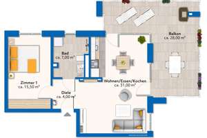 "Toplage Viktoriaviertel"
Freigestellte 2 Zimmer Wohnung in stadtnaher Lage – Die vollständige Adresse der Immobilie erhältst du vom Anbieter., 65189 Südost, Wiesbaden – Vorschaubild 10