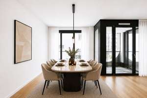  3-Zimmer Neubauwohnung im 2. Obergeschoss mit einzigartiger Deckenhöhe von 2,80 m