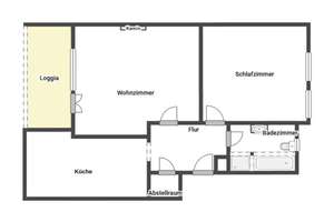 Wohnen in bester Lage: 2-Zimmerwohnung direkt an der Lutter in Bielefeld-Mitte – Die vollständige Adresse der Immobilie erhältst du vom Anbieter., 33607 Mitte, Bielefeld – Vorschaubild 9