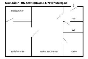 Gepflegte 2-Zimmer-Wohnung in ruhiger Sackgassenlage – Staffelstraße 4, 70190 Kernerviertel, Stuttgart – Vorschaubild 15