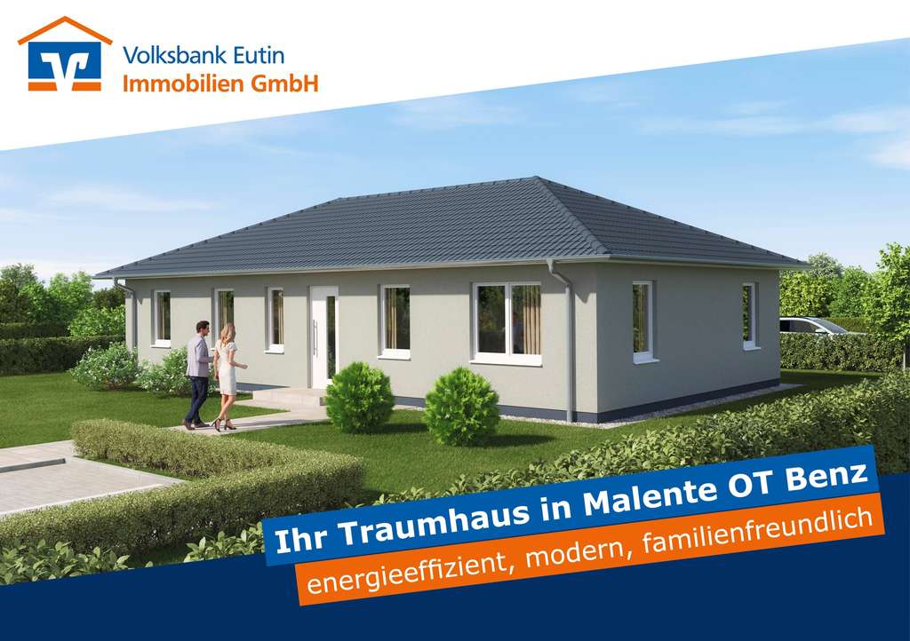 Ihr neues Zuhause in Malente-Benz - energieeffizienter Neubau Bungalow in idyllischer Lage