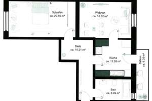 Vermietete und Renovierte 2-Zimmer-Wohnung mit saniertem Bad in Dortmund-Nordstadt – Die vollständige Adresse der Immobilie erhältst du vom Anbieter., 44145 Westfalendamm, Dortmund – Vorschaubild 7