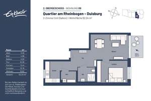 Willkommen Energieeffizienz! Moderne Neubau-Eigentumswohnung. – Swakopmunder Straße 50, 47249 Buchholz, Duisburg – Vorschaubild 7
