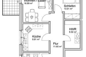Wohnen im Herzen von Braunschweig- Wenden. Neubau, barrierearm, Einbauküche, Balkon und Stellplatz – Hauptstraße 76, 38110 Wenden-Thune-Harxbüttel, Braunschweig – Vorschaubild 11