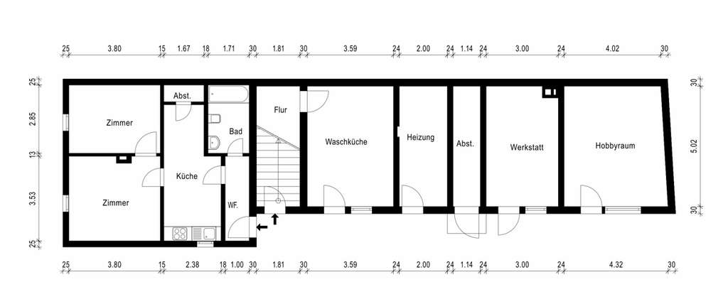 Immobilie in Ober-Ramstadt - Preisbrecher ! * 1-Familienhaus plus ELW mit Renovierungsauftrag - Bild 2