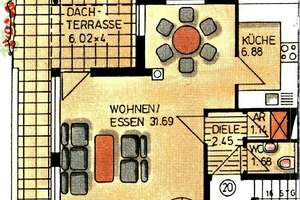 Möblierte Maisonette-Wohnung über den Dächern von Ingolstadt, (nähe Klinikum, Westpark) – Cusanusstraße 2, 85049 Friedrichshofen-Hollerstauden, Ingolstadt – Vorschaubild 21