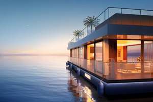 LUXURY Floating Penthouse komplett möbliert - 250 m² - 19 % RENDITE + Liegeplatz SOFORT zu VERKAUFEN