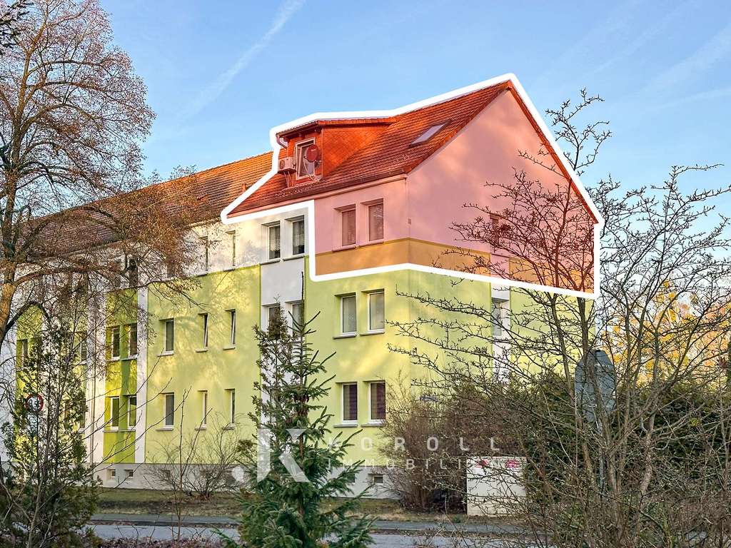 Immobilie in Lauta - Obenauf in Laubusch: Stilvolle Maisonette-Wohnung mit modernem Studio-Charakter - Bild 4