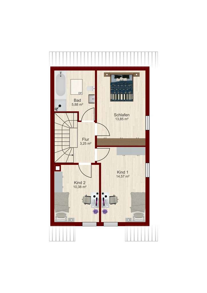 Immobilie in Untrasried - Moderne Doppelhaushälfte in ruhiger, ländlicher Lage von Hopferbach! - Bild 2