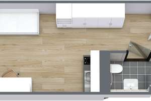 Großes 1-Raumapartment zur Miete in Leipzig Connewitz - Wentzel Dr. -  – Bornaische Straße 10-16, 4277 Connewitz, Leipzig – Vorschaubild 9