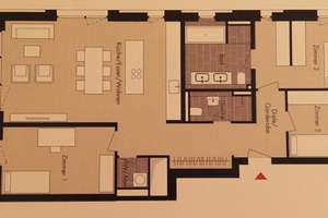 4 Zimmer Wohnung mit Loggia & EBK in erster Lage auf der Hafeninsel in Offenbach – 63067 Kaiserlei, Offenbach am Main – Vorschaubild 11