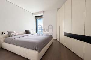 Exklusiv möbliertes Skyline-Living im Grand Tower – Designermöbel von B&B Italia & Schramm inklusive – 60327 Gallus, Frankfurt am Main – Vorschaubild 7