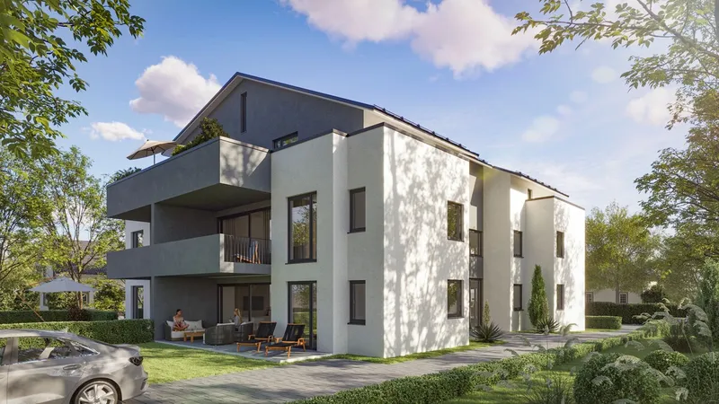 2x5-unit MFH plot – Buckenberg, Pforzheim – with approved building permit