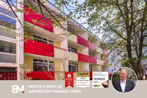 Attraktive, vermietete 1-Zimmerwohnung mit Balkon und Stellplatz in Nürnberg-Langwasser