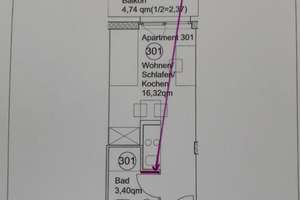 Exklusive 1-Zimmer-Studentenwohnung mit Balkon und EBK in Augsburg – Oberbürgermeister-Hohner-Straße 3, 86153 Am Schäfflerbach, Augsburg – Vorschaubild 20