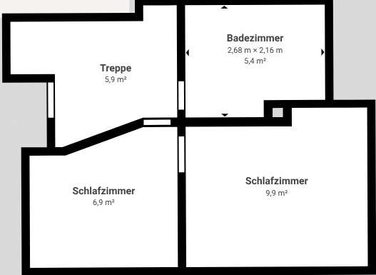 Grundriss Obergeschoss