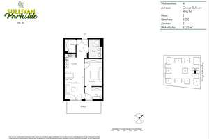 Perfekt für Paare: 2-Zimmer-Wohnung mit Büro – George-Sullivan-Ring 42, 68309 Käfertal, Mannheim – Vorschaubild 13