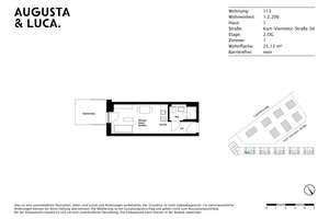 Perfekt für Studenten! 1- Zimmer-Apartment im Augusta & Luca mit Dachterrasse – Kurt-Viermetz-Straße 3d, 86150 Bahnhofs-, Bismarckviertel, Augsburg – Vorschaubild 8