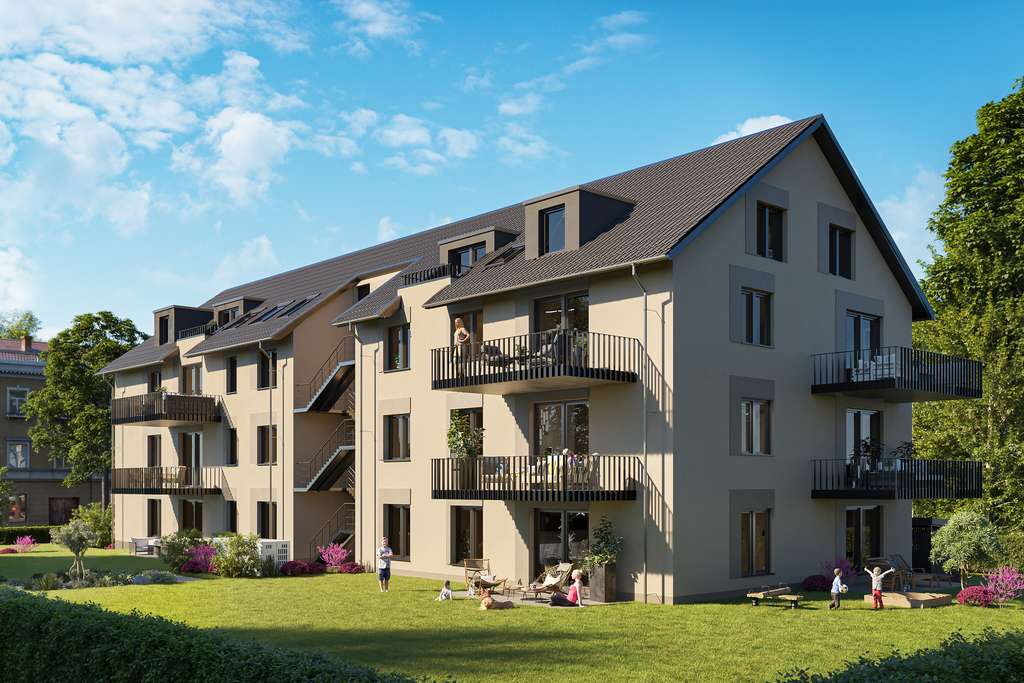 Kompakte 3-Zimmer-Wohnung mit Balkon