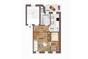 NEU: Gemütliche 2-Zimmerwohnung in Volkmarsdorf! – Bennigsenstraße 24, 4315 Volkmarsdorf, Leipzig – Vorschaubild 10