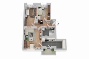 Ihr neues zu Hause mit WBS (100-140) – Am Alten Flugplatz 3, 10318 Karlshorst, Berlin – Vorschaubild 2
