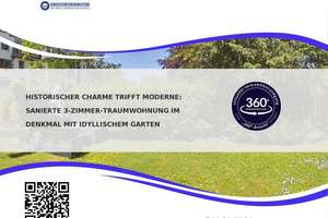Historischer Charme trifft Moderne: Sanierte 3-Zimmer-Traumwohnung im Denkmal mit idyllischem Garten – Lindenallee 90, 50968 Marienburg, Köln – Vorschaubild 2