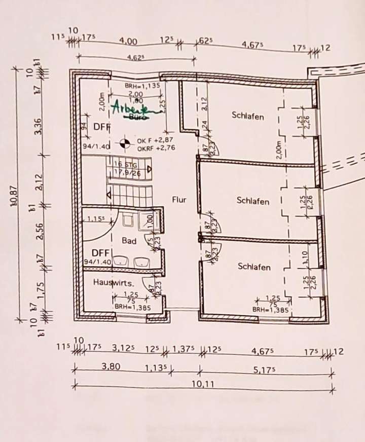 Grundriss Dachgeschoss