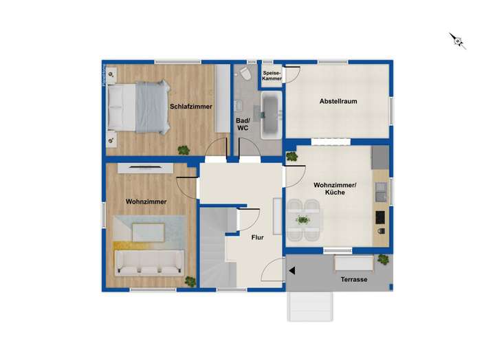 Grundriss - Erdgeschoss