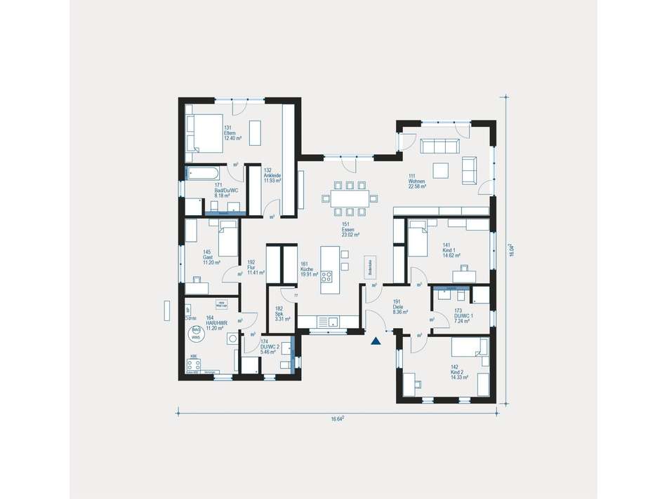 Modernes Familiendomizil