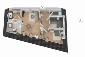 Neubau-Dachgeschosswohnung am Westerberg