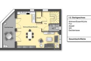 Moderne Maisonette-Eigentumswohnung mit Terrasse in ruhiger Lage nahe Allhorndiek-See – Die vollständige Adresse der Immobilie erhältst du vom Anbieter., 22359 Volksdorf, Hamburg – Vorschaubild 8