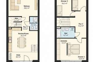4 Zimmer Stadthaus in Ehrenfelder Bestlage - Provisionsfrei – Die vollständige Adresse der Immobilie erhältst du vom Anbieter., 50825 Ehrenfeld (Ortsteil), Köln – Vorschaubild 12