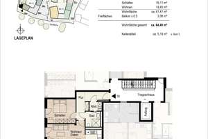 Sonnengeküßte 2-Zimmer-Wohnung im 3. OG mit großem Süd-Balkon und Süd-West-Ausrichtung – Die vollständige Adresse der Immobilie erhältst du vom Anbieter., 81677 Parkstadt, München – Vorschaubild 15