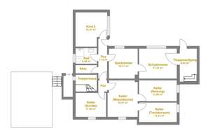 Viel Platz für alle: Großes Einfamilienhaus mit Traumgarten in Nordshausen – Die vollständige Adresse der Immobilie erhältst du vom Anbieter., 34132 Nordshausen, Kassel – Vorschaubild 27