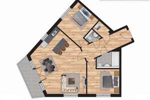 Neubau Erdgeschoss 3-Zimmer-Wohnung mit Balkon – QNG-Standard und Energieklasse A+ in Hemelingen! – Die vollständige Adresse der Immobilie erhältst du vom Anbieter., 28309 Hemelingen (Ortsteil), Bremen – Vorschaubild 13