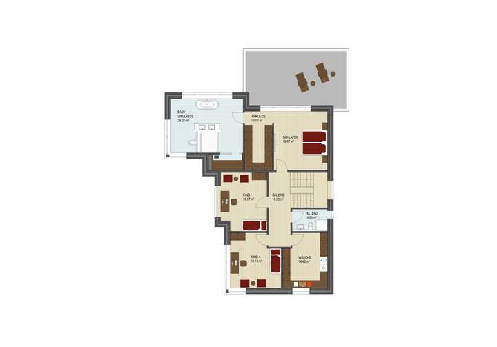 Grundriss Obergeschoss