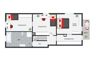 Hübsches, älteres Wohnhaus mit großem Garten und Terrasse in Rauenberg-Malschenberg – Die vollständige Adresse der Immobilie erhältst du vom Anbieter., 69231 Rauenberg – Vorschaubild 12