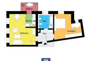 Helle 2-Zimmer-Wohnung mit Balkon mit grüner Aussicht als attraktive Anlage – Die vollständige Adresse der Immobilie erhältst du vom Anbieter., 1129 Pieschen-Nord/Trachenberge, Dresden – Vorschaubild 5
