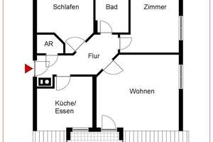 Ruhige Wohnung gesucht ? Hier ist sie, die Suche hat ein Ende. – Die vollständige Adresse der Immobilie erhältst du vom Anbieter., 67583 Guntersblum – Vorschaubild 1