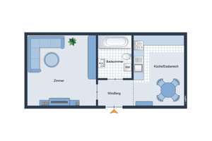 Ideal für Kapitalanleger - gut vermietete 1-Zimmer-Wohnung im Süden von Ingolstadt! – Die vollständige Adresse der Immobilie erhältst du vom Anbieter., 85053 Südost, Ingolstadt – Vorschaubild 8