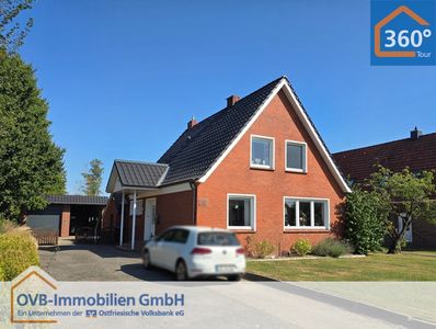 Gepflegtes Einfamilienhaus mit Doppelgarage und großem Grundstück in Ostrhauderfehn!