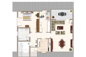Kalkar-Grieth: Einfamilienhaus mit Einliegerwohnung, ca. 203 m² Gesamtwohnfläche,  zwei Garagen,
E – Die vollständige Adresse der Immobilie erhältst du vom Anbieter., 47546 Kalkar – Vorschaubild 4