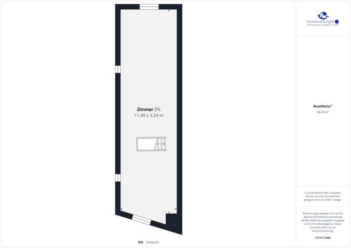 Grundriss-Scheune DG